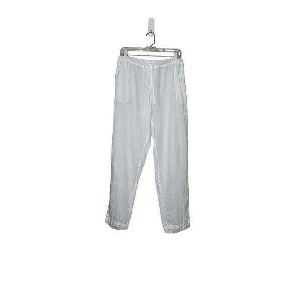 CP Shades Gorsuch white linen pull on pants size XL - Picture 10 of 11